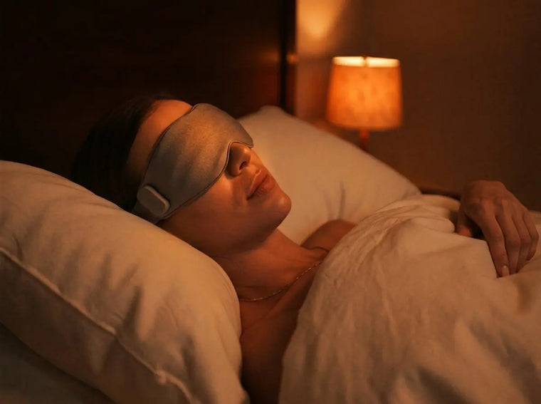Somnicore heated eye mask front view