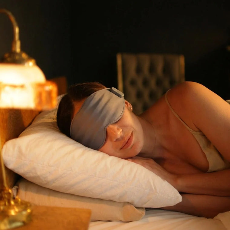 Somnicore heated eye mask detail view